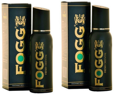 FOGG Fresh Oriental Black Series Fragrance Body Spray Pack of 2 Combo (150ML each) Perfume Body Spray  -  For Men & Women(300 ml, Pack of 2)