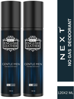 NEXT English Leather GENTLEMEN Deo Whiff of Sophistication, 2 Luxurious 120ml Packs Perfume Body Spray  -  For Men & Women(240 ml, Pack of 2)
