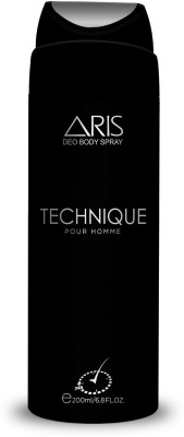 ARIS Technique Deo Body Spray | USA | Deodorant Spray  -  For Men(200 ml)