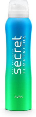 Secret Temptation AURA Body Deodorant Spray for women | Long Lasting Fragrance Body Spray - For Women(150 ml)