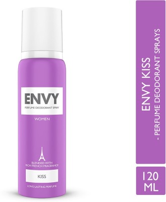 Envy Kiss Deodorant Spray  -  For Women(120 ml)