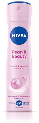 NIVEA Pearl and Beauty Deo Spray for Eventone Underarms, 48h Active Protection Deodorant Spray  -  For Women(150 ml)