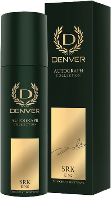 DENVER SRK King Deodorant Autograph Collection- 140ml Deodorant Spray  -  For Men(140 ml)