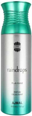 Ajmal Raindrops Femme Deodorant 200 ml Deodorant Spray  -  For Women(200 ml)