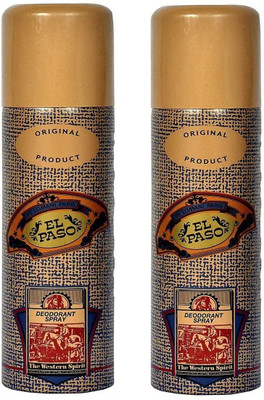 LOMANI Paris El Paso Deodorant Spray 200ml (Pack of 2) Deodorant Spray  -  For Men(400 ml, Pack of 2)