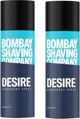 BOMBAY SHAVING COMPANY Desire Deo for men, 150ml (Pack of 2) Deodorant Spray  -  For Men(300 ml, Pack of 2)