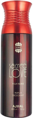 Ajmal Sacred Love Femme Deodorant 200 ml Deodorant Spray  -  For Women(200 ml)