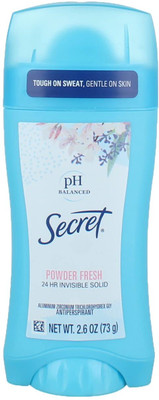 Secret Invisible Solid Powder Fresh Scent Antiperspirant & Deodorant Deodorant Stick  -  For Men & Women(73 g)