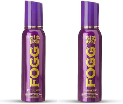 FOGG Paradise_120ml Each Body Spray  -  For Women(240 ml, Pack of 2)
