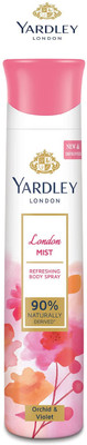 Yardley London London Mist Refreshing Deo Body Spray  -  For Men & Women(150 ml)