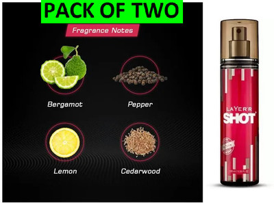 LAYER'R RED STALLION EACH 135ML TWO PACK Body Spray  -  For Men & Women(270 ml, Pack of 2)