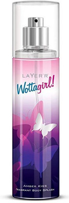 LAYER'R AMBER KISS * 135ml Body Spray  -  For Women(135 ml)