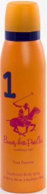 POLO CLUB NO 1 Deodorant Spray  -  For Women(150 ml)