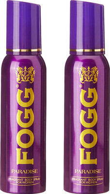 FOGG Paradise deodorant with Long Lasting Perfume Body Spray  -  For Women(300 ml, Pack of 2)