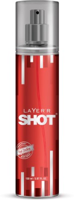 LAYER'R Shot Red Stallion Long Lasting Fragrance Body Spray  -  For Men(150 ml)