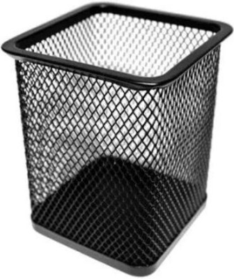 Shri 1 Compartments Mesh Pen Stand(Black)