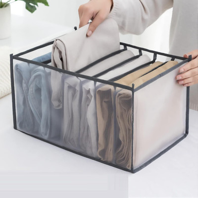 lukzer Shelf Organizers(Grey, Polyethylene)