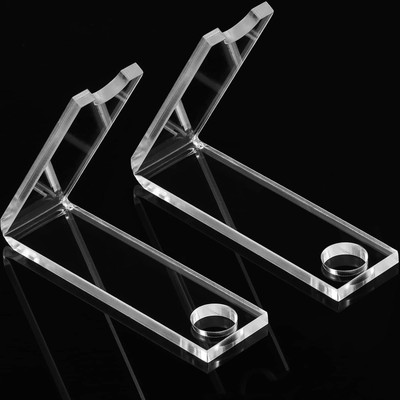 Ashani Creations 1 Compartments Acrylic Makeup Brush Rack Organizer Clear Pen Stand Office Pen Display Stand(Transparent)