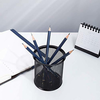 Volo 1 Compartments MILD STEEL Pen Holder(Black)