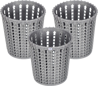 Heart Home 1 Compartments Plastic Pen Holder(Grey)