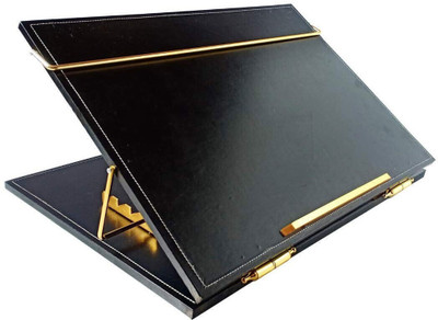 Goodwill Tech 1 Compartments Leather Adjustable Writing/Sketching/Drawing Table(Black)