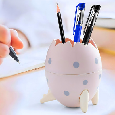 poksi 1 Compartments Plastic Pen Stand(Multicolor)