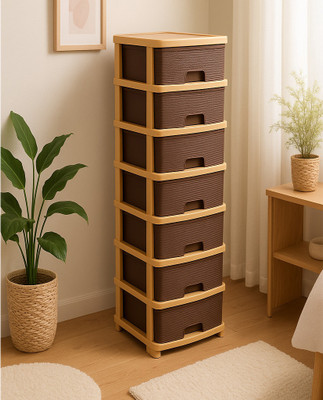 MAXTID 7 Compartments Plastic PP(Brown)