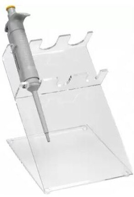 SBT 5 Compartments Acyrillic Transparent z type Stand(White)