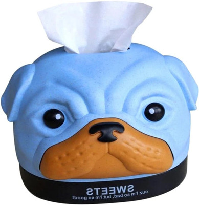 Glitzn 1 Compartments Plastic Tissue holder(Multicolor)