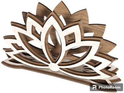 STONE X 1 Compartments MDF TISSUE HOLDER(Beige)