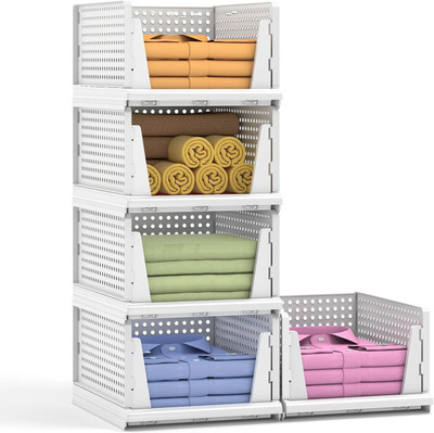 AK10ZONE 5 Compartments Plastic Cabinet(Multicolor)