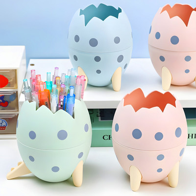 poksi 1 Compartments Plastic Pen Stand(Multicolor)