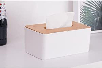 4square 1 Compartments wooden Tissue holder(Brown)
