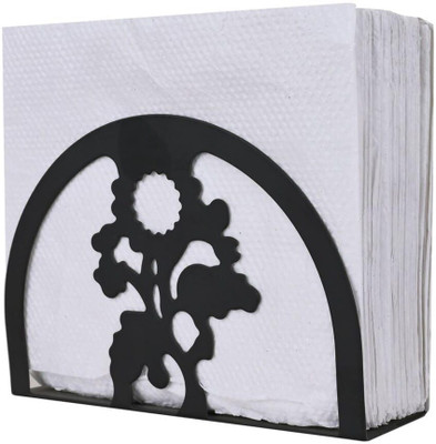 venimall 1 Compartments Metal Tissue Holder(Multicolor)