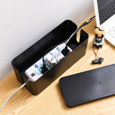 TIPAKKA 1 Compartments plastic desk organizer(Black)