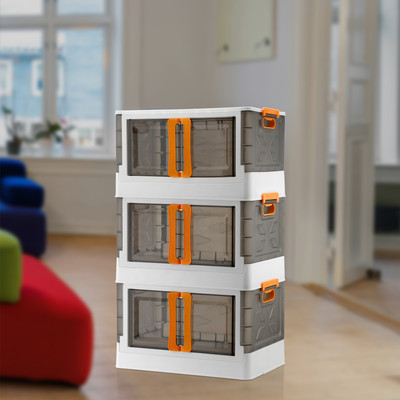 AKTOM 3 Compartments Plastic Floor Mount(White)