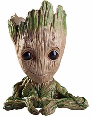 Green Tales 1 Compartments GROOT PVC (Polyvinyl Chloride) DESK ORGANIZER(Multicolor)