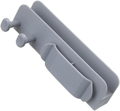 KVVTRADES 2 Compartments PLASTIC Wall Mount Cable Holder(Multicolor)