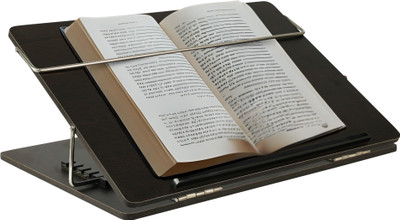 Novelty Store 1 Compartments Wooden Height Adjustable Desk Laptop Stand | Writing Pad(Black)