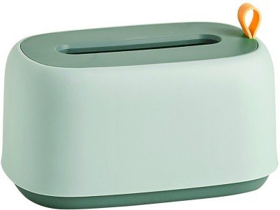 oddpod 1 Compartments Plastic Tissue Box Holder(Green)