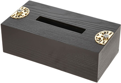 Cocktail 5 Compartments Wooden MDF Remote Holder(Brown)
