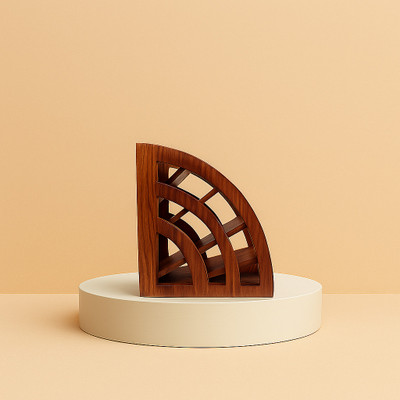 VIAPRADHAN 5 Compartments WOODEN REMOTE STAND(Brown)