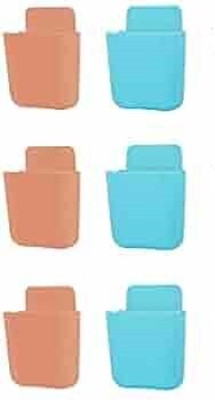 LILA ENTERPRISE 8 Compartments Plastic TV & Media Console Organizer(Blue, Orange)