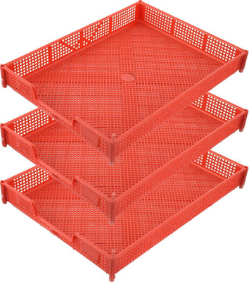 Aarsh STORESS 1 Compartments Plastic Clutch(Red)