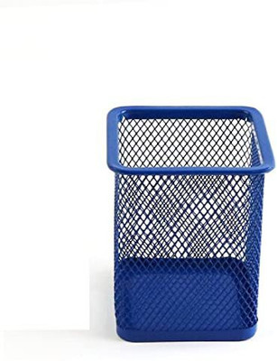 YANCI 1 Compartments METAL PEN POT(Blue)