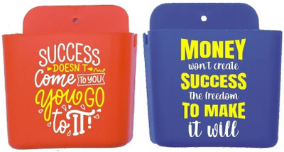 Glitzn 12 Compartments plastic hanging(Multicolor)