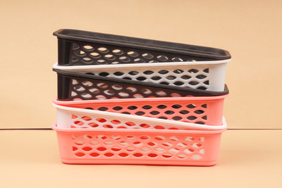 Anshri 1 Compartments Plastic Office Kitchan(Multicolor)