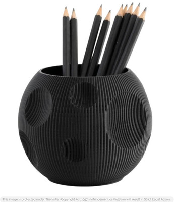 Trillion Step 0 Compartments Plastic Pen Stand(Multicolor)