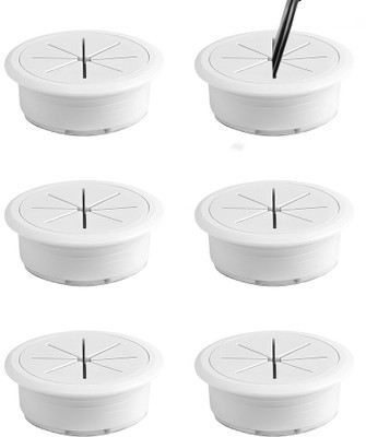 Zomei 1 Compartments Rubber Cable Organizer(White)