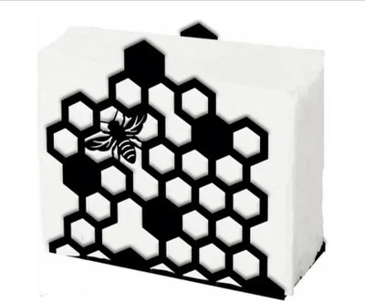 ALMADINAART 1 Compartments iron Napkin holder(Black)